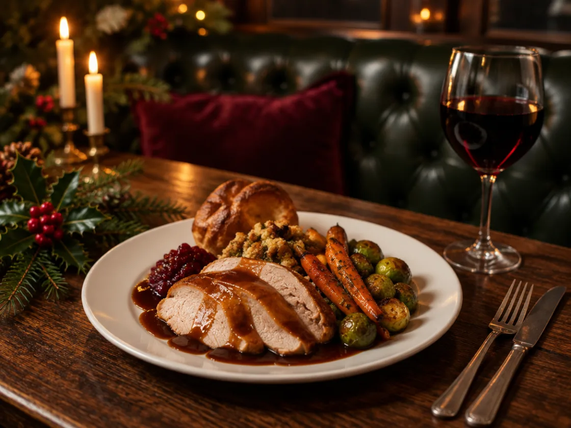 Festive roast dinner at 130 Primrose