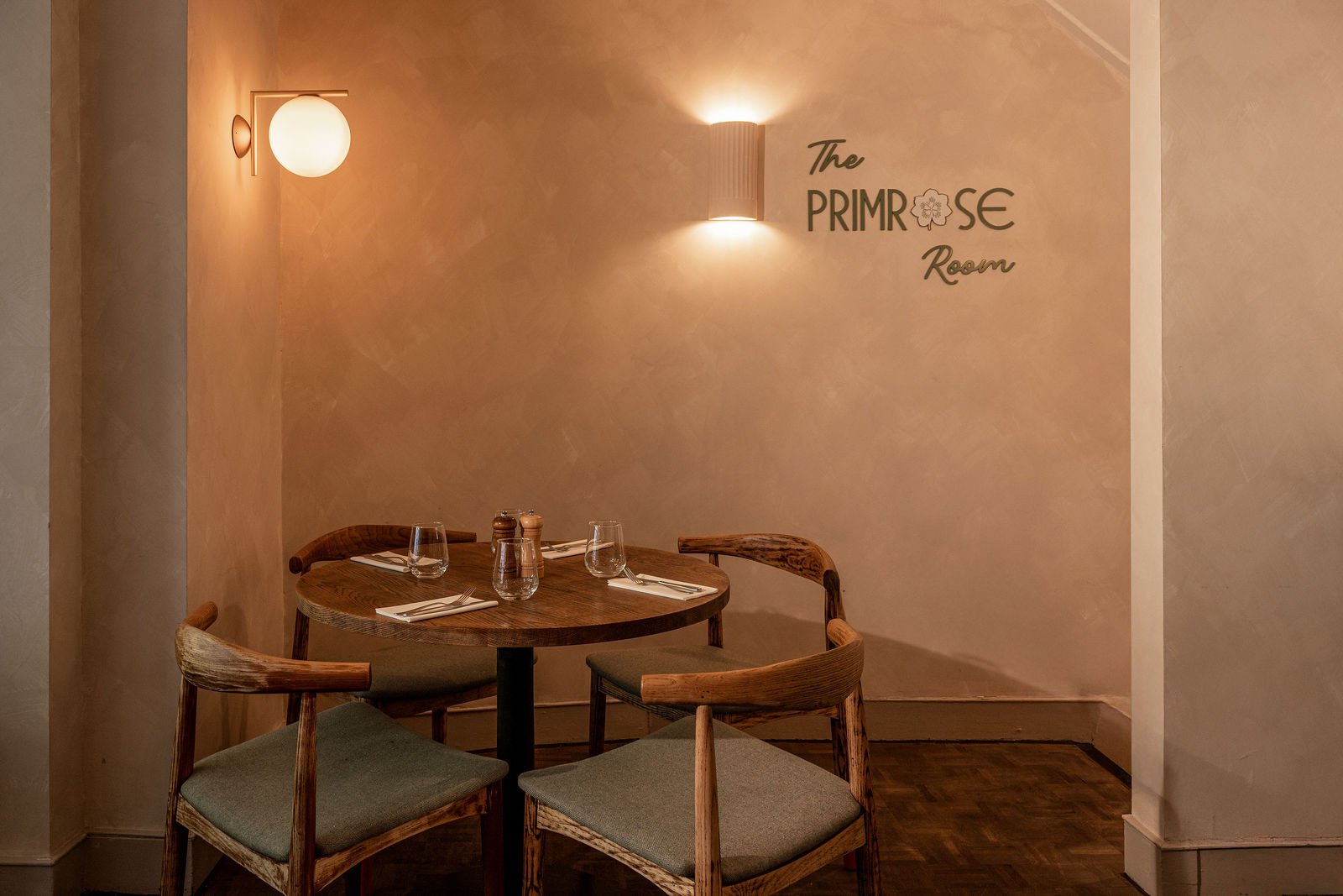 The private dining room at 130 Primrose